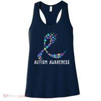 Autism Awareness Puzzle Ribbon Women's Tank Top thumb 0