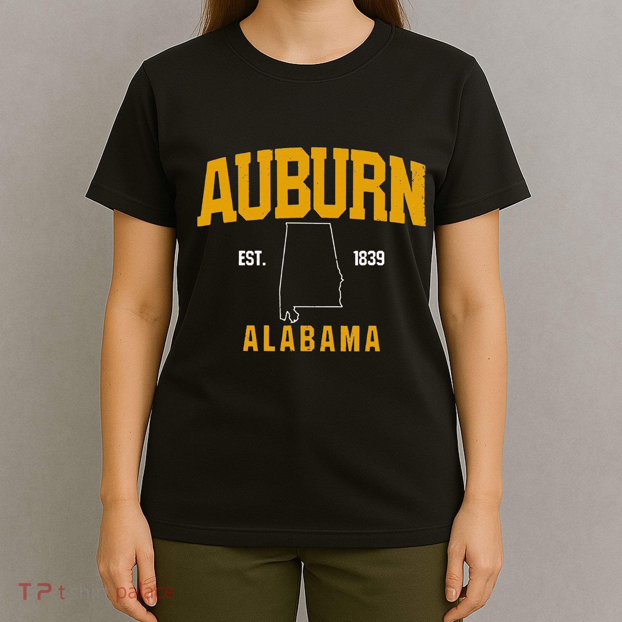 Auburn Alabama Product Retro Vintage Gift T-Shirt