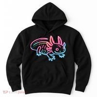 Axolotl Animal Pop Art Cute Axolotl Lover Hoodie thumb 0