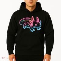 Axolotl Animal Pop Art Cute Axolotl Lover Hoodie thumb 2