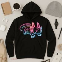 Axolotl Animal Pop Art Cute Axolotl Lover Hoodie thumb 3