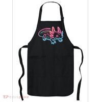 Axolotl Animal Pop Art Cute Axolotl Lover Apron thumb 0