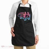 Axolotl Animal Pop Art Cute Axolotl Lover Apron thumb 2
