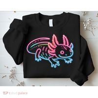 Axolotl Animal Pop Art Cute Axolotl Lover Sweatshirt thumb 2