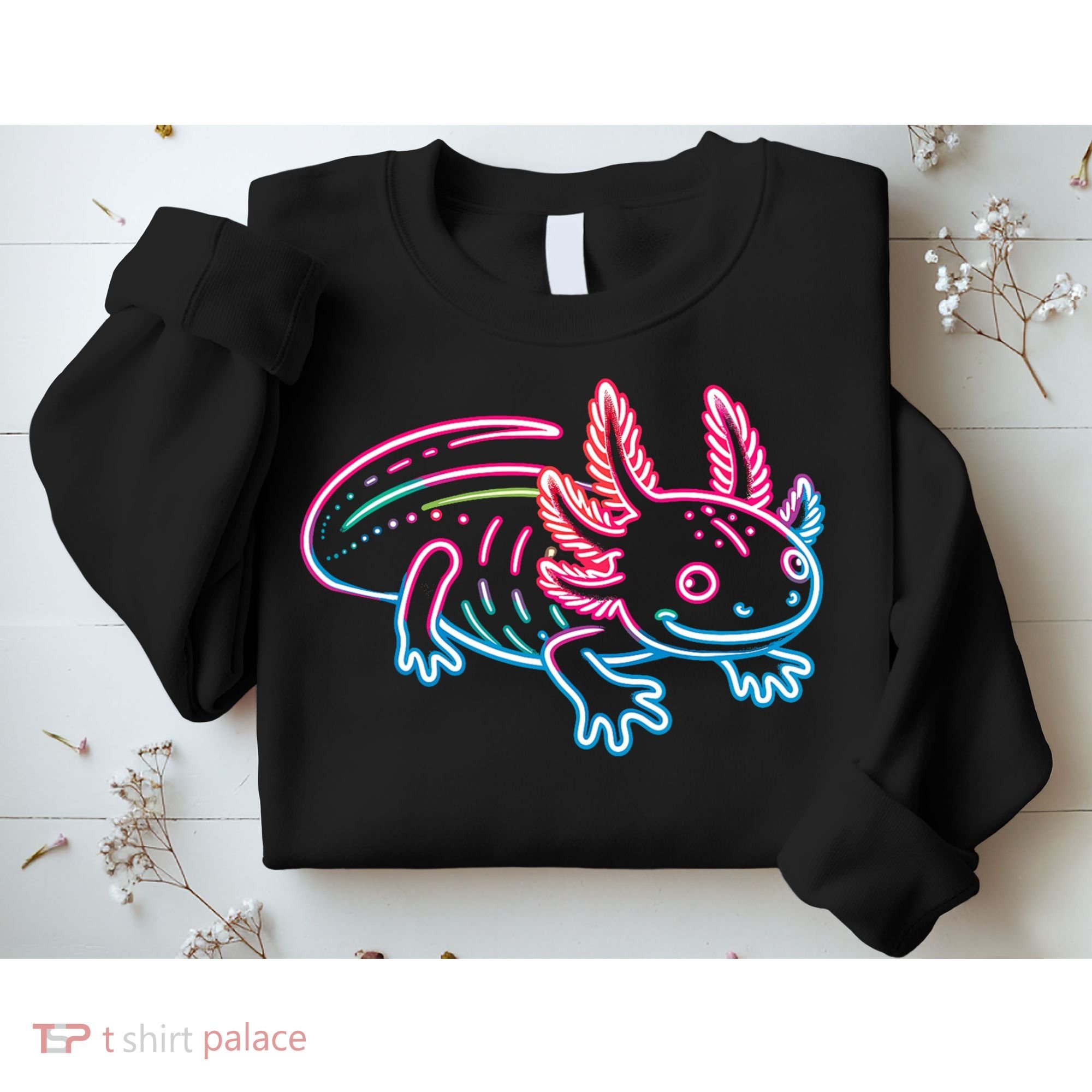 Axolotl Animal Pop Art Cute Axolotl Lover Sweatshirt