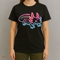 Axolotl Animal Pop Art Cute Axolotl Lover T-Shirt thumb 4