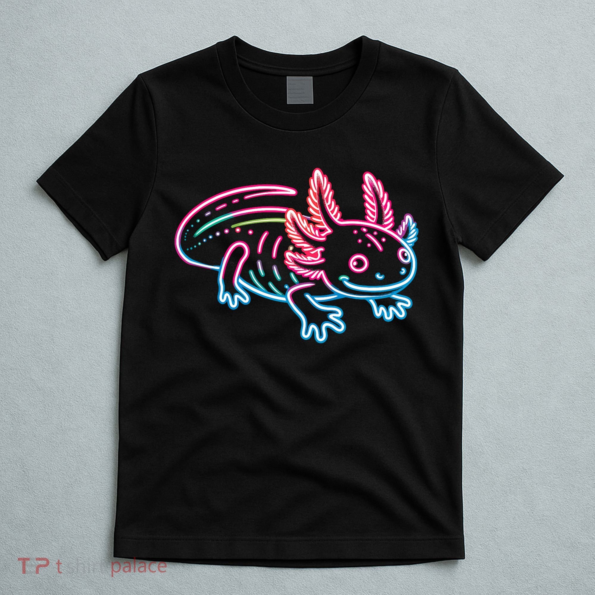 Axolotl Animal Pop Art Cute Axolotl Lover T-Shirt