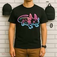 Axolotl Animal Pop Art Cute Axolotl Lover T-Shirt thumb 6