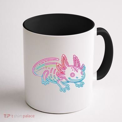 Axolotl Animal Pop Art Cute Axolotl Lover Coffee Mug back