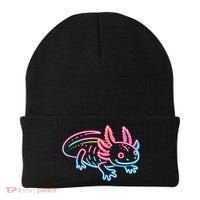 Axolotl Animal Pop Art Cute Axolotl Lover Beanie thumb 0