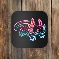 Axolotl Animal Pop Art Cute Axolotl Lover Coaster thumb 0