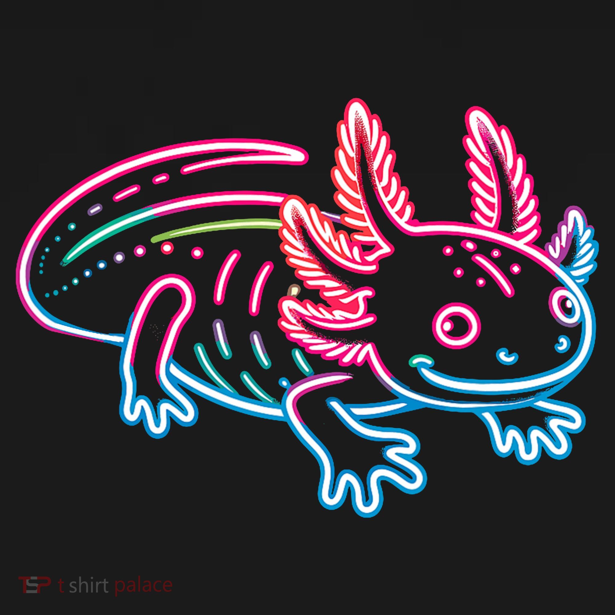 Axolotl Animal Pop Art Cute Axolotl Lover Women's Hoodie