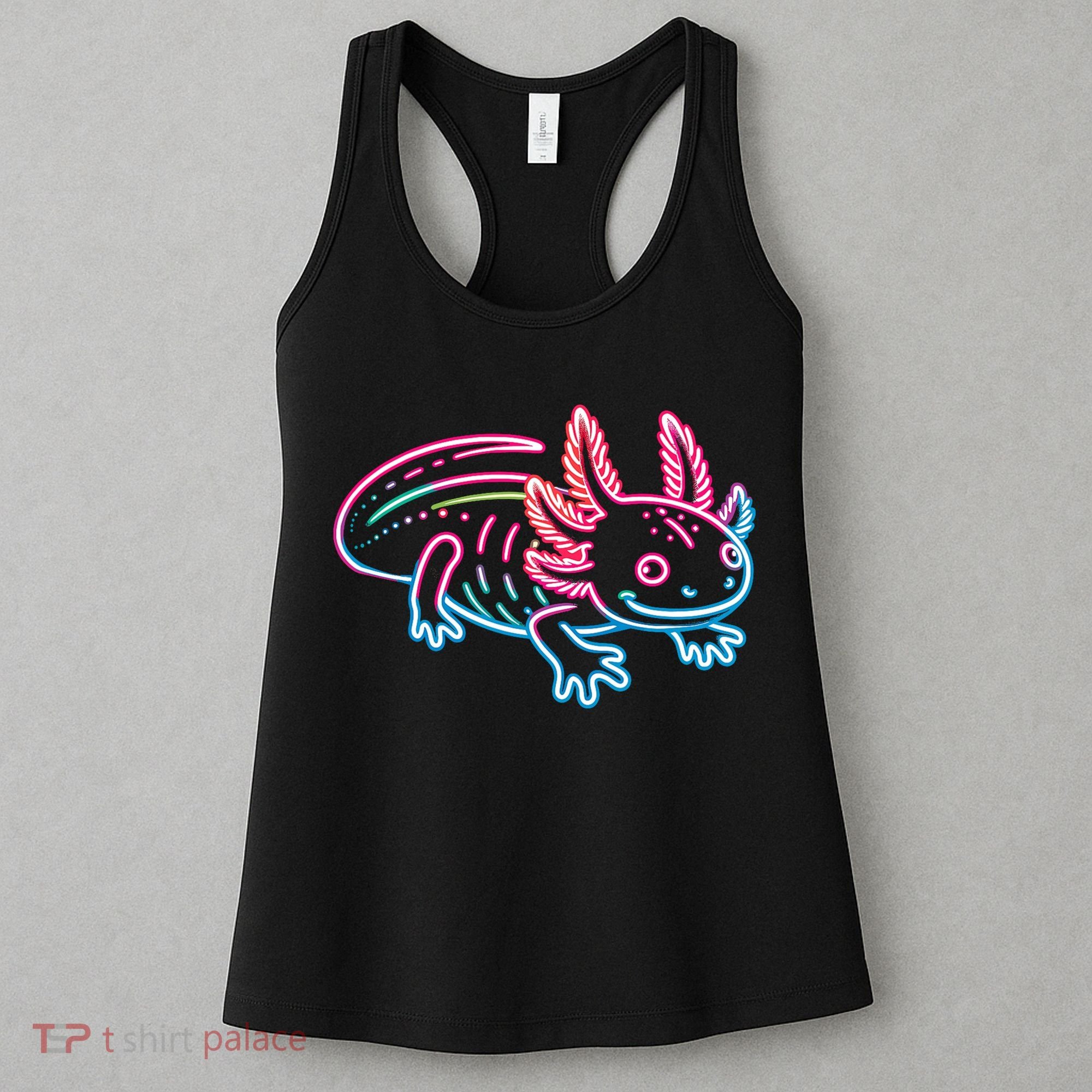 Axolotl Animal Pop Art Cute Axolotl Lover Women's Tank Top