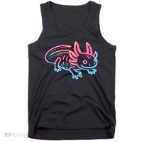 Axolotl Animal Pop Art Cute Axolotl Lover Tank Top thumb 0