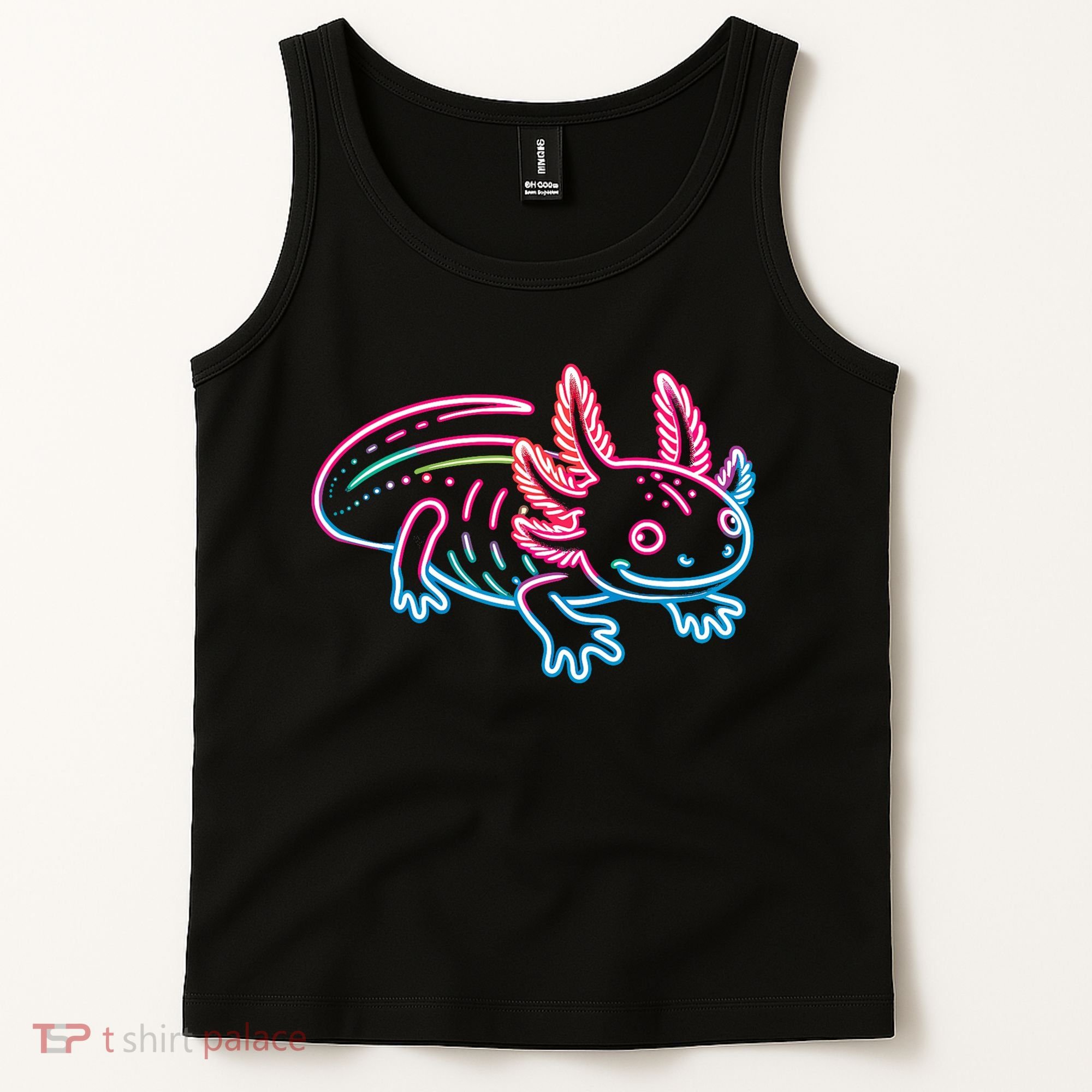 Axolotl Animal Pop Art Cute Axolotl Lover Tank Top