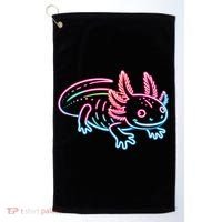 Axolotl Animal Pop Art Cute Axolotl Lover Golf Towel thumb 0