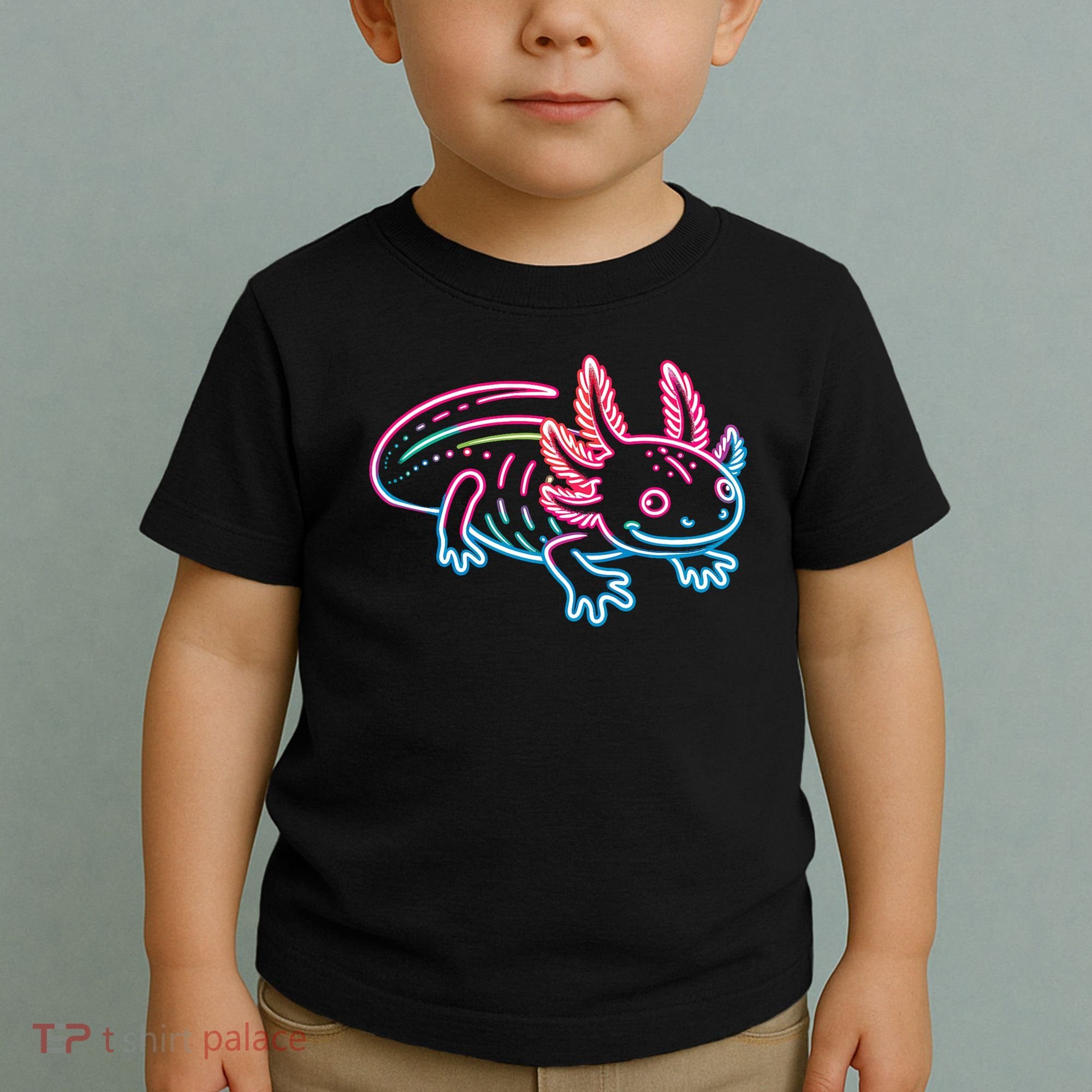 Axolotl Animal Pop Art Cute Axolotl Lover Toddler T-Shirt