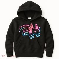 Axolotl Animal Pop Art Cute Axolotl Lover Kids Hoodie thumb 0