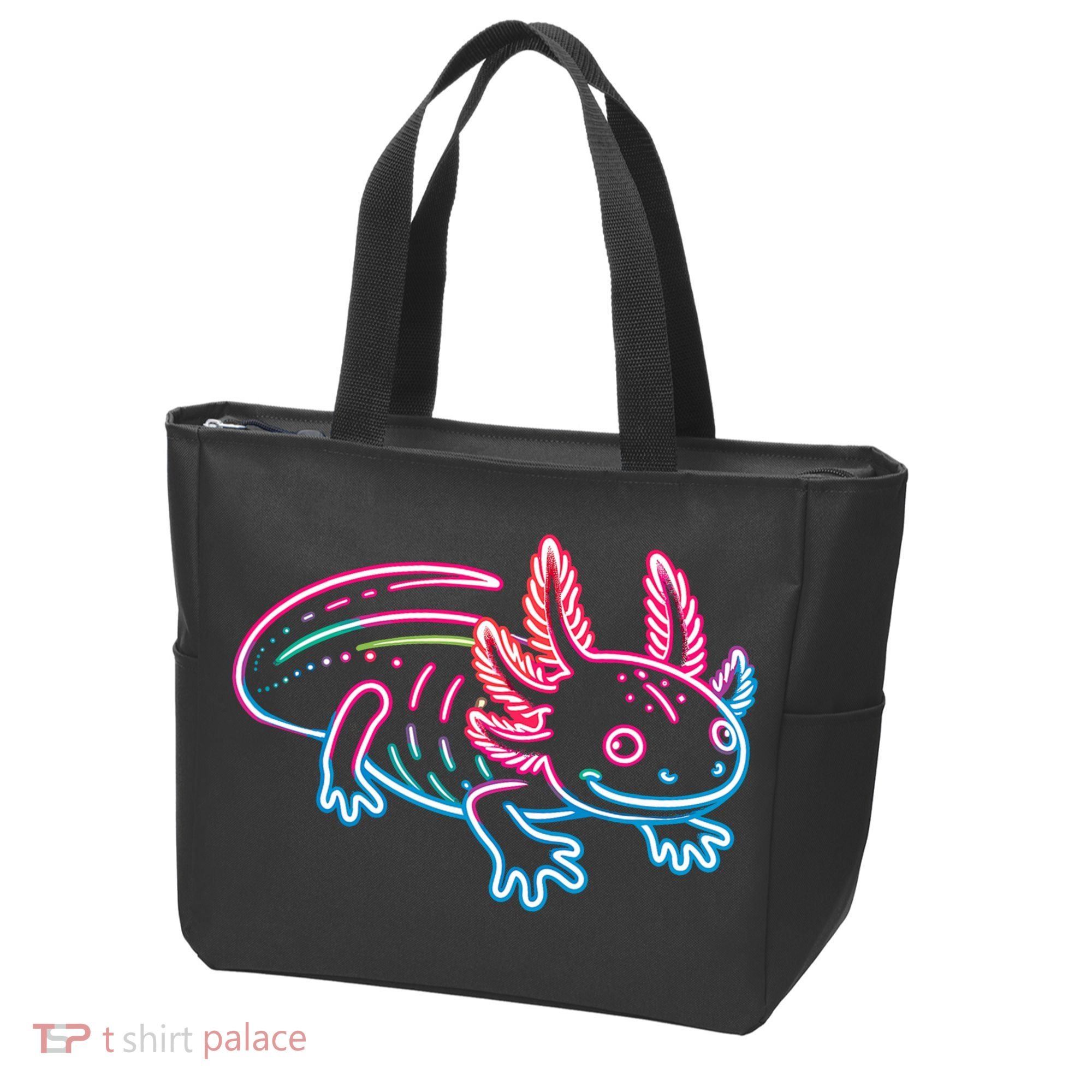 Axolotl Animal Pop Art Cute Axolotl Lover Tote Bag