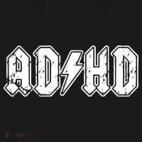 ADHD ADD Parody Rock And Roll Entourage Music Funny Backpack thumb 2