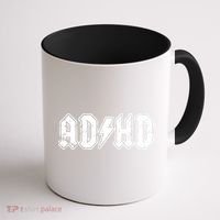 ADHD ADD Parody Rock And Roll Entourage Music Funny Coffee Mug thumb 1