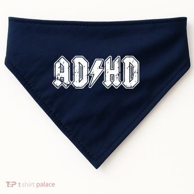 ADHD ADD Parody Rock And Roll Entourage Music Funny USA-Made Doggie Bandana