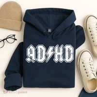 ADHD ADD Parody Rock And Roll Entourage Music Funny Hoodie thumb 4