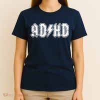 ADHD ADD Parody Rock And Roll Entourage Music Funny T-Shirt thumb 4