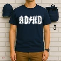 ADHD ADD Parody Rock And Roll Entourage Music Funny T-Shirt thumb 6