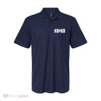 ADHD ADD Parody Rock And Roll Entourage Music Funny Polo thumb 0