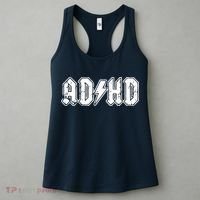 ADHD ADD Parody Rock And Roll Entourage Music Funny Women's Tank Top thumb 3