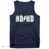 ADHD ADD Parody Rock And Roll Entourage Music Funny Tank Top thumb 0