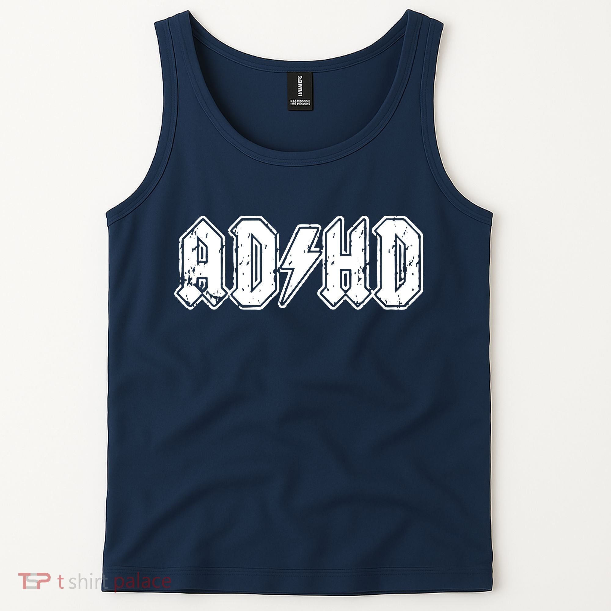 ADHD ADD Parody Rock And Roll Entourage Music Funny Tank Top