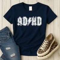 ADHD ADD Parody Rock And Roll Entourage Music Funny Women's T-Shirt thumb 3