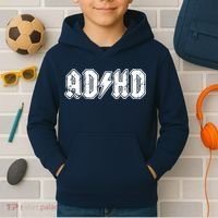 ADHD ADD Parody Rock And Roll Entourage Music Funny Kids Hoodie thumb 2