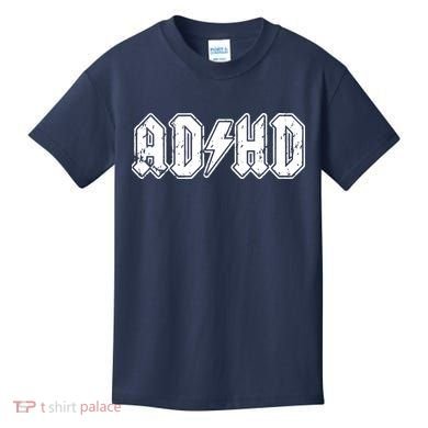 ADHD ADD Parody Rock And Roll Entourage Music Funny Kids T-Shirt