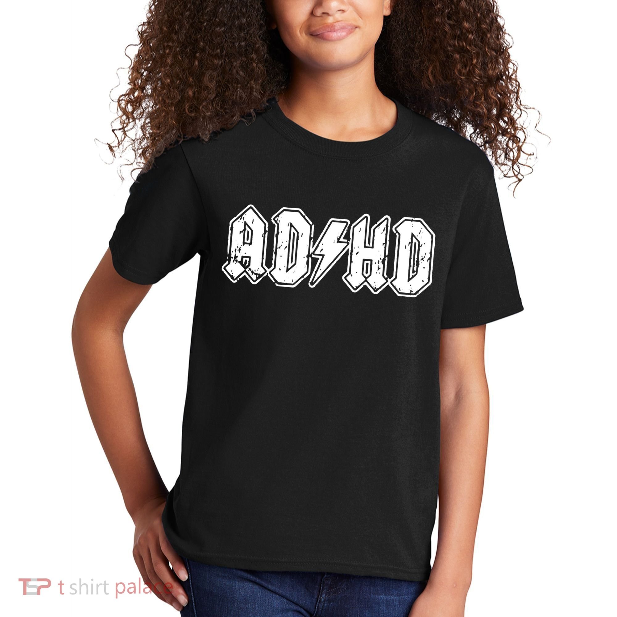 ADHD ADD Parody Rock And Roll Entourage Music Funny Kids T-Shirt
