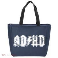 ADHD ADD Parody Rock And Roll Entourage Music Funny Tote Bag thumb 0