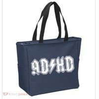 ADHD ADD Parody Rock And Roll Entourage Music Funny Tote Bag thumb 2