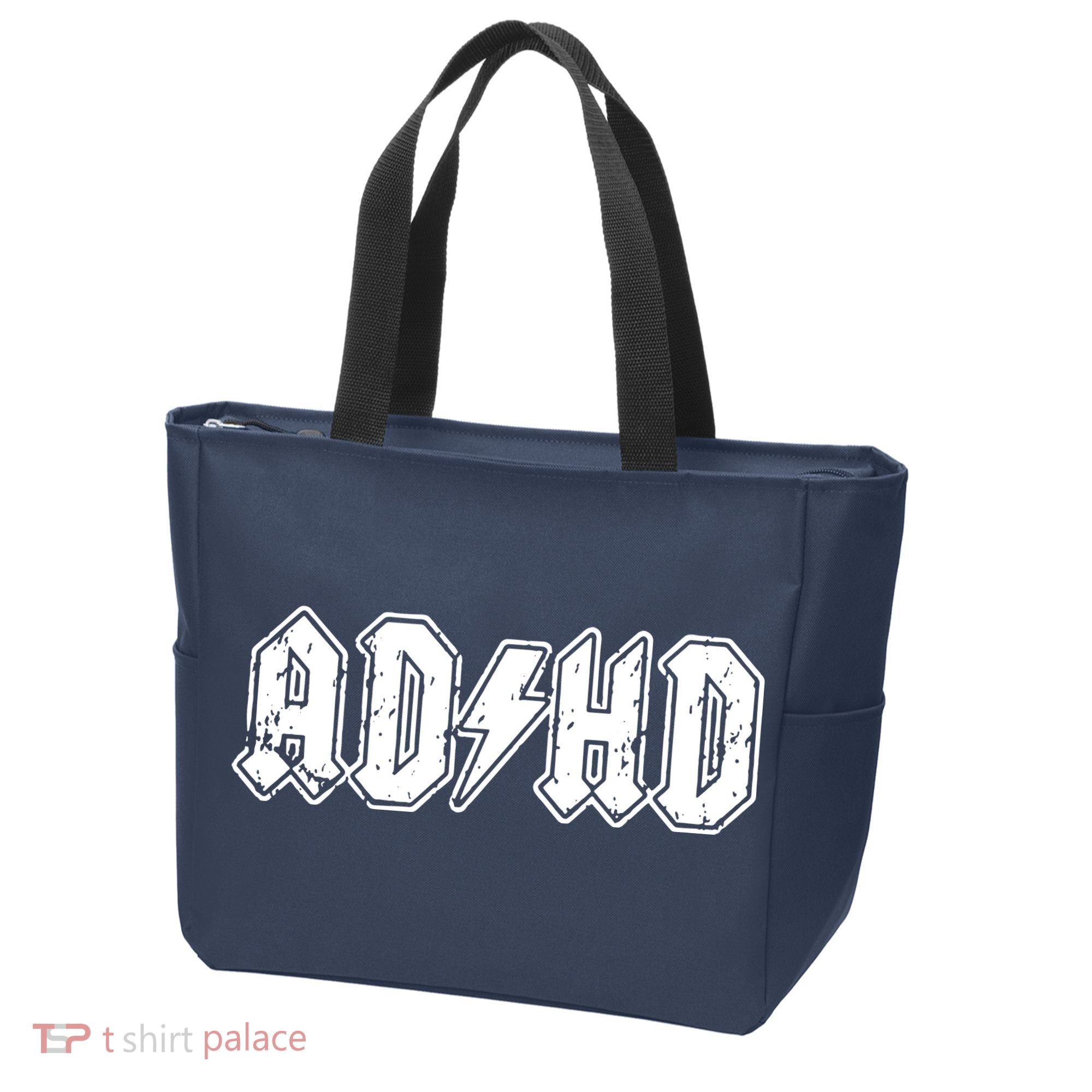 ADHD ADD Parody Rock And Roll Entourage Music Funny Tote Bag