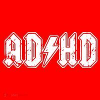 ADHD ADD Parody Rock And Roll Entourage Music Funny Santa Hat thumb 1