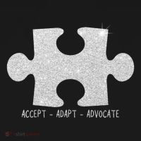 Autism Awareness Puzzle Accept Adapt Advocate Bucket Hat thumb 4