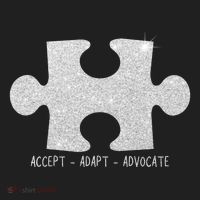 Autism Awareness Puzzle Accept Adapt Advocate Beanie thumb 2