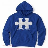 Autism Awareness Puzzle Accept Adapt Advocate Hoodie thumb 0