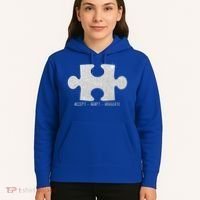 Autism Awareness Puzzle Accept Adapt Advocate Hoodie thumb 5