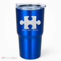Autism Awareness Puzzle Accept Adapt Advocate Tumbler thumb 0