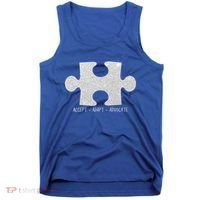 Autism Awareness Puzzle Accept Adapt Advocate Tank Top thumb 0