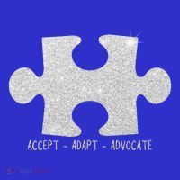 Autism Awareness Puzzle Accept Adapt Advocate Kids Long Sleeve Shirt thumb 2