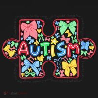 Autism Awareness Puzzle Heart Awareness Day - Women Girl Ornament thumb 1