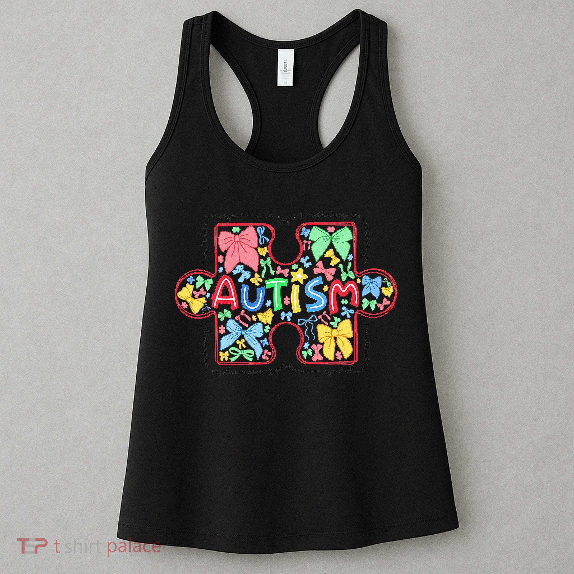 Autism Awareness Puzzle Heart Awareness Day - Women Girl Women's Tank Top